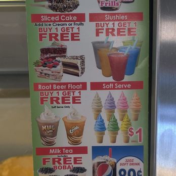 Frosty Frills Ice Creams & More - BOGO DEALS - Desserts Near Me - Tehachapi, California Frosty Frills Ice Creams & More - BOGO DEALS - Desserts Near Me - Tehachapi, California