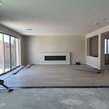 Nulook Floor - Great room - start of project - Flooring Near Me - Las Vegas, Nevada
