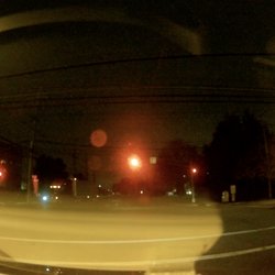 Ryder Truck Rental - This is a photo of a Ryder driver flipping off a driver after the Ryder driver himself blew through a stop sign.