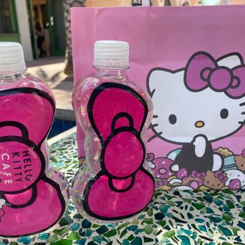 Hello Kitty Cafe - Bow water bottle - $5/ea - Cafes Near Me - Irvine, California Hello Kitty Cafe - Bow water bottle - $5/ea - Cafes Near Me - Irvine, California