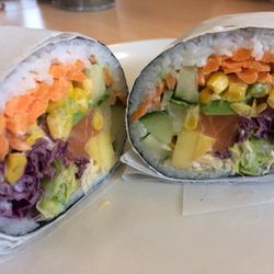 Surrito - Super lecker! Salmon sushi burrito €7