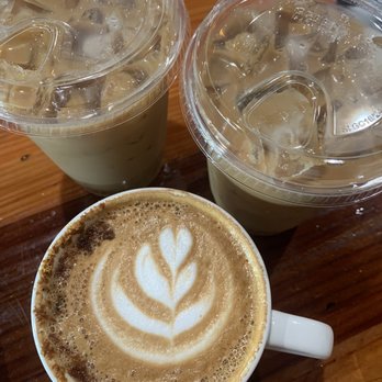 Brew Coffee Spot - Snickerdoodle Latte (bottom), Iced Vietnamese Coffee (top) - Coffee & Tea Near Me - La Mesa, California Brew Coffee Spot - Snickerdoodle Latte (bottom), Iced Vietnamese Coffee (top) - Coffee & Tea Near Me - La Mesa, California
