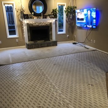 Pannell Floors - Speaker wire is hidden between two tack strips around the perimeter of the room allowing rear surrounds and Atmos speakers. - Carpet Installation Near Me - Gresham, Oregon