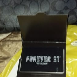 Forever 21 - $100.00 gift card for my niece cuz I just couldn't decide what to get her for her birthday, but I bought some items for myself