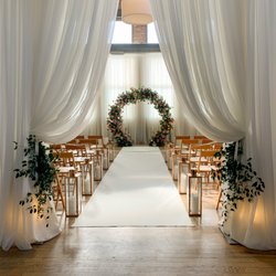 Handled by Hamlin Events - Kitchen Chicago - City View Loft - West Loop Wedding Walk