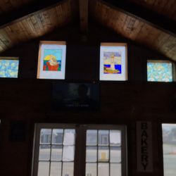 The Bakery Cafe - Beautiful stained glass art
