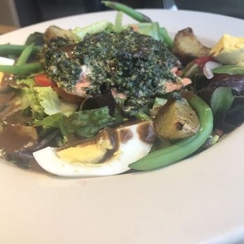 Bazille at Nordstrom - The Salmon salad - New American Near Me - Jacksonville, Florida