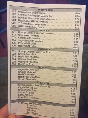 Menu photo 5 Chung Ching Cincinnati, OH