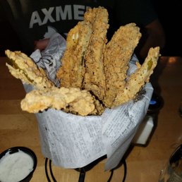 You definitely need to try the fried pickle SPEARS You definitely need to try the fried pickle SPEARS