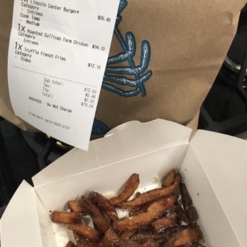 Atlantic Grill - Truffle Fries - New American Near Me - New York, New York