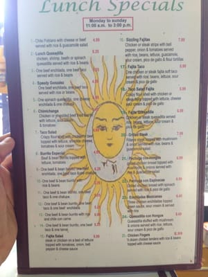 Menu photo 2 Las Fuentes Mexican Restaurant Demopolis, AL Menu photo 2 Las Fuentes Mexican Restaurant Demopolis, AL