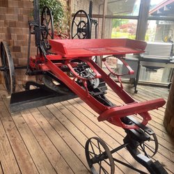 Northwest Carriage Museum - Horse drawn road grader