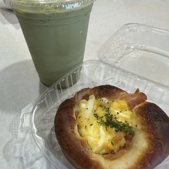 Tokyo Premium Bakery - Bacon and Egg and Matcha Latte - Bakeries Near Me - Denver, Colorado Tokyo Premium Bakery - Bacon and Egg and Matcha Latte - Bakeries Near Me - Denver, Colorado