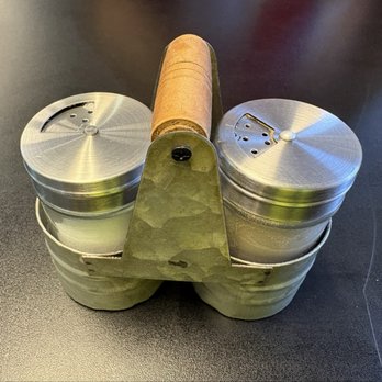 The Old Gin - stylized salt and pepper shakers - American Near Me - Blytheville, Arkansas