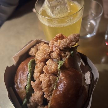 Double Chicken Please - Hot honey chicken sandwich - Cocktail Bars Near Me - New York, New York