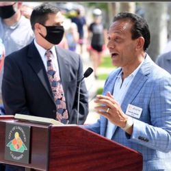 Mom & Dad's House - Happy Birthday Lt Col Sam! ~ From the Mayor of Cerritos, Naresh Solanki and Mayor Pro Tem Chuong Vo (car)