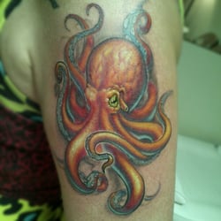No Quarter Trading Post - Tattoo by Danny Morgan