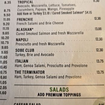 La Sandwicherie - Wynwood - Sandwich menu - Sandwiches Near Me - Miami, Florida
