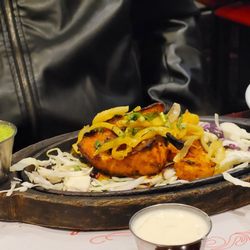 Punjab Palace - Grill Punjab - $20.00 - Shrimp Tandoori, (16/20), Salad, Fish Tikka (Salmon), minus Chicken Tikka