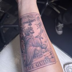 Double Diamond Tattoos - My lovely Tarot Card themed tattoo 3