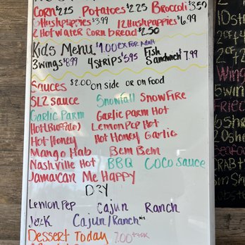 Uncle Jacks Kitchen - Menu - Seafood Near Me - Tyler, Texas