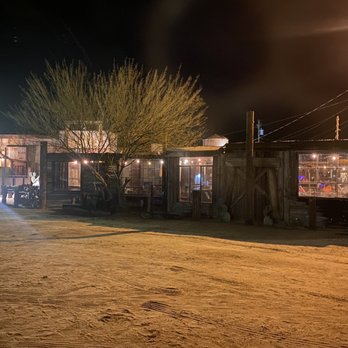 Joshua Tree Saloon - Outdoor side of establishment. Super chill spot on warm days ! - Dive Bars Near Me - Joshua Tree, California
