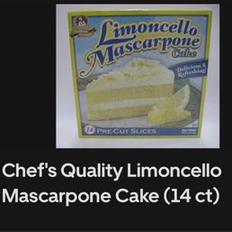 This is the frozen cake they serve for $12/ slice. You can purchase the whole in a grocery store for $15. This is the frozen cake they serve for $12/ slice. You can purchase the whole in a grocery store for $15.