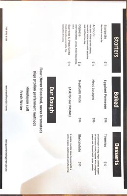 Menu photo 2 Acqua e Farina by Ciro Esposito Miami, FL