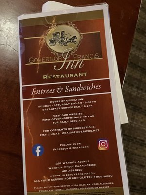 Governor Francis Inn Restaurant by null