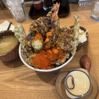 Tendon Kohaku - Seasonal offering- August'25. Sauce made tempura soggy. - Japanese Near Me - Bellevue, Washington