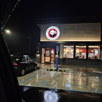 Panda Express - The new Panda Express restaurant, as I arrived, at night, in the middle of the rain. - Fast Food Near Me - Roanoke, Virginia