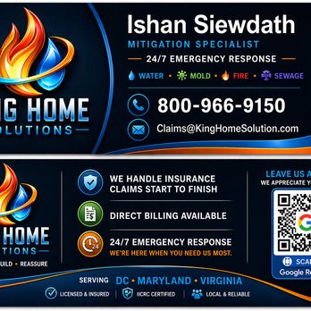 King Home Solutions - Damage Restoration Near Me - Silver Spring, Maryland