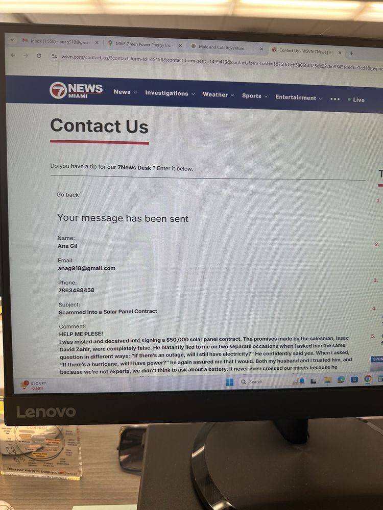 Slide of M&S Green Power Energy