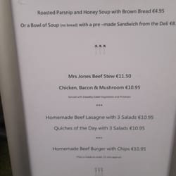 Mrs Jones Farm Kitchen - Menu of the day