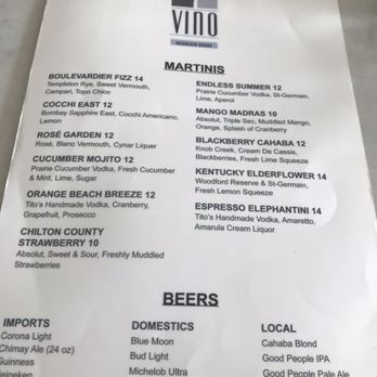Vino - Menu - Mediterranean Near Me - Birmingham, Alabama Vino - Menu - Mediterranean Near Me - Birmingham, Alabama