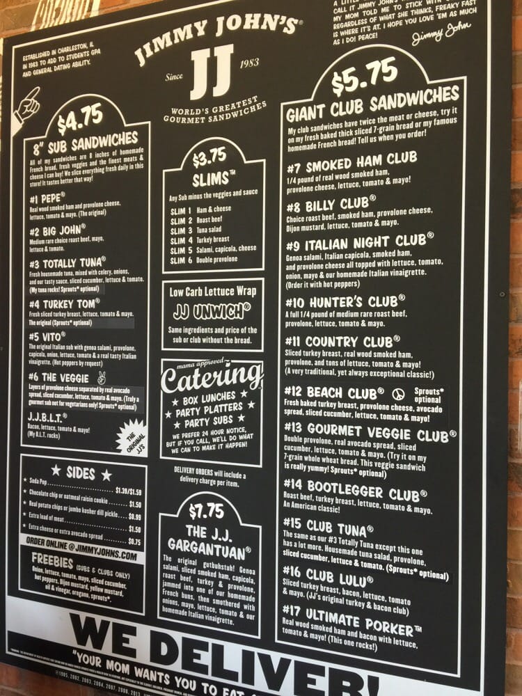 Food from Jimmy John's