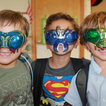 Green Twig School - Trying on funny glasses during our bug unit. - Preschools Near Me - Midland Park, New Jersey Green Twig School - Trying on funny glasses during our bug unit. - Preschools Near Me - Midland Park, New Jersey