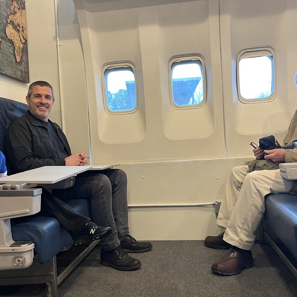 Family trip to local coffee roaster - not really a first class flight