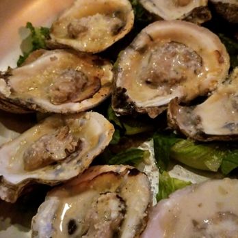 Cellar 7 - Half dozen grilled oysters. - American Near Me - Houston, Texas