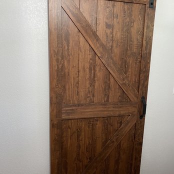 North Coast Construction - The barn door that Steve installed in the addition. - General Contractors Near Me North Coast Construction - The barn door that Steve installed in the addition. - General Contractors Near Me