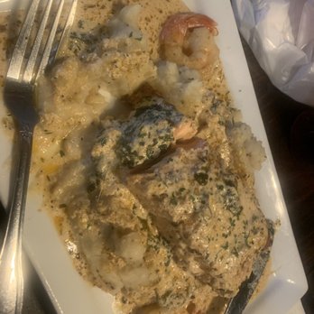 Soule - Salmon with "shrimp" - Cajun/Creole Near Me - Chicago, Illinois Soule - Salmon with "shrimp" - Cajun/Creole Near Me - Chicago, Illinois