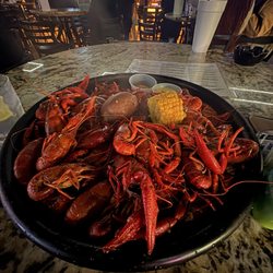 The Stadium Bar & Grill - 3lbs crawfish w/ potatoes & corn Add anything else for an extra price