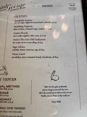 Menu photo 2 Saint George Bistro Hastings on Hudson, NY