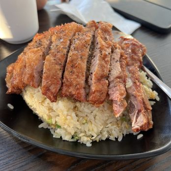 Jia Yan Dumpling House - pork chops fried rice - Shanghainese Near Me - Glendora, California