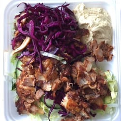 Kebabistan - Kyllingkebab og hummus. Mums!