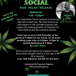 LIfe Vibes Los Angeles - Canna Yoga Social! Every 2nd Saturday of the Month @Yoga Noho