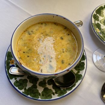 The Ivy - The best corn chowder in town. The perfect balance of creamy and peppery. Yum. - New American Near Me - Los Angeles, California The Ivy - The best corn chowder in town. The perfect balance of creamy and peppery. Yum. - New American Near Me - Los Angeles, California