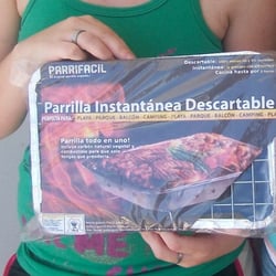 Parri-Fácil - La Parri-Fácil en manos de una mujer que se animó hacer su primer asado allí!