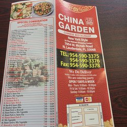 China Garden - Menu