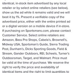 Sportsman's Warehouse - Policy refusal